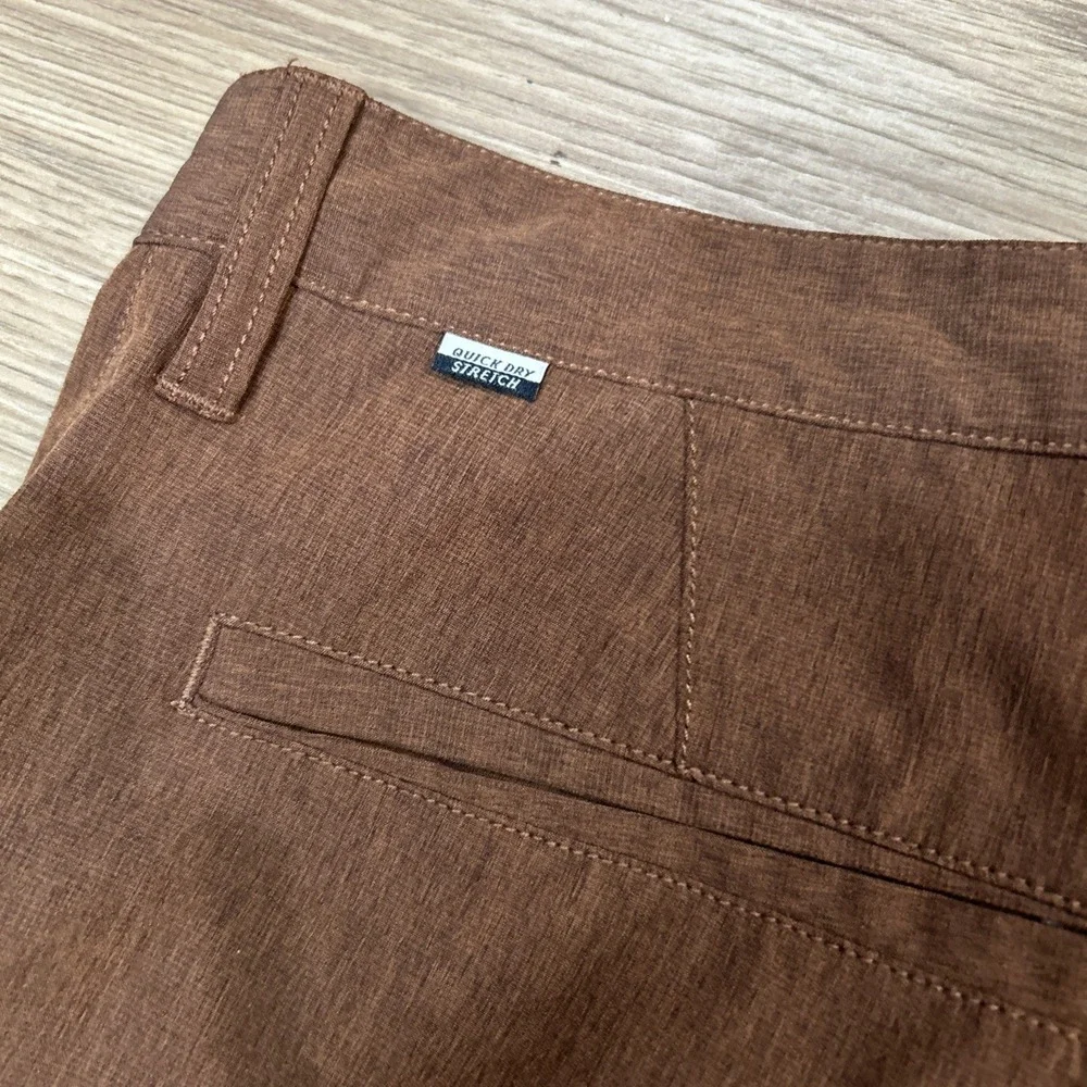 Billabong Crossfire Submersibles Hybrid Shorts Mens 33 Brown Quick Dry Stretch